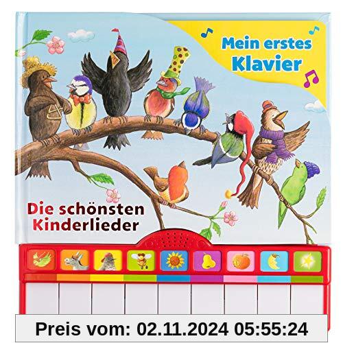 Singst du mit? Die schönsten Kinderlieder - Mein erstes Klavier - Kinderbuch mit Klaviertastatur, 9 Kinderlieder, Vor- u