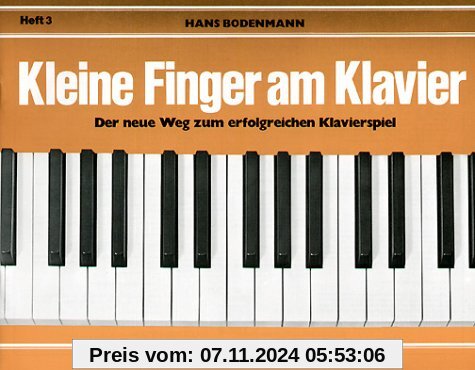 Kleine Finger am Klavier, H.3