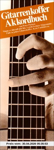 Gitarrenkoffer Akkordbuch. Gitarre
