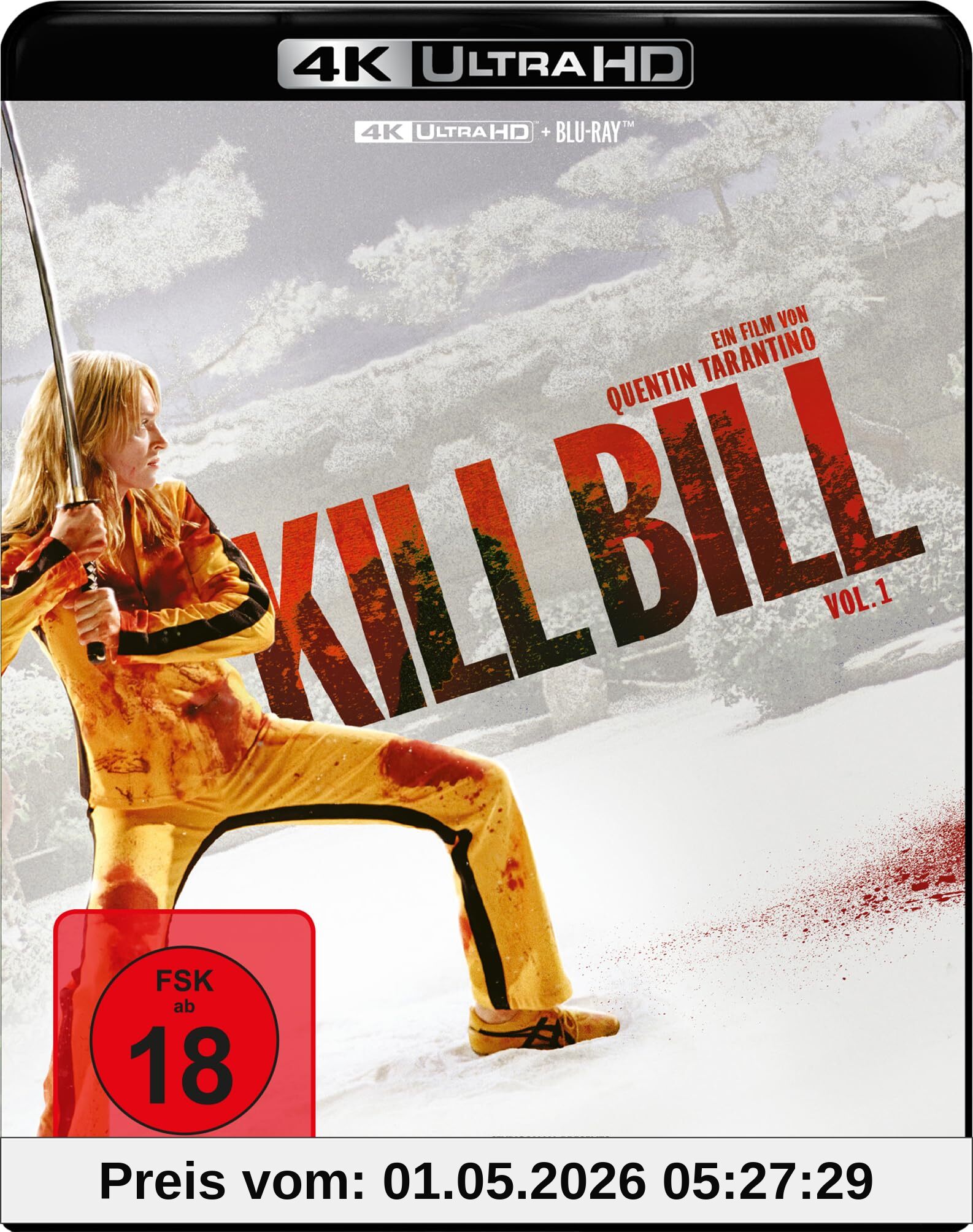 Kill Bill - Volume 1 (4K-UHD + Blu-ray)