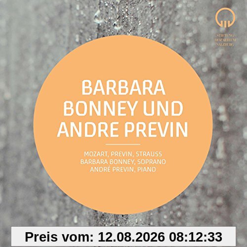 Barbara Bonney Lieder Von Mozart, Previn & Strauss