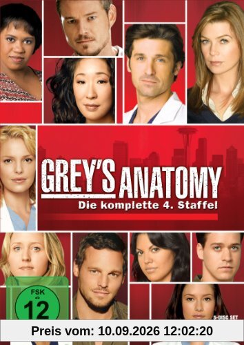 Grey's Anatomy: Die jungen Ärzte - Die komplette 4. Staffel [5 DVDs]