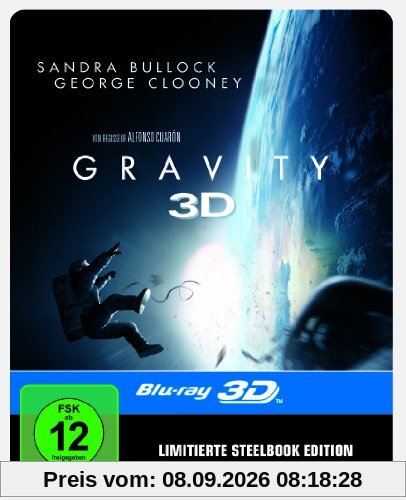Gravity Steelbook (2D/3D) (exklusiv bei Amazon.de) [3D Blu-ray] [Limited Edition]