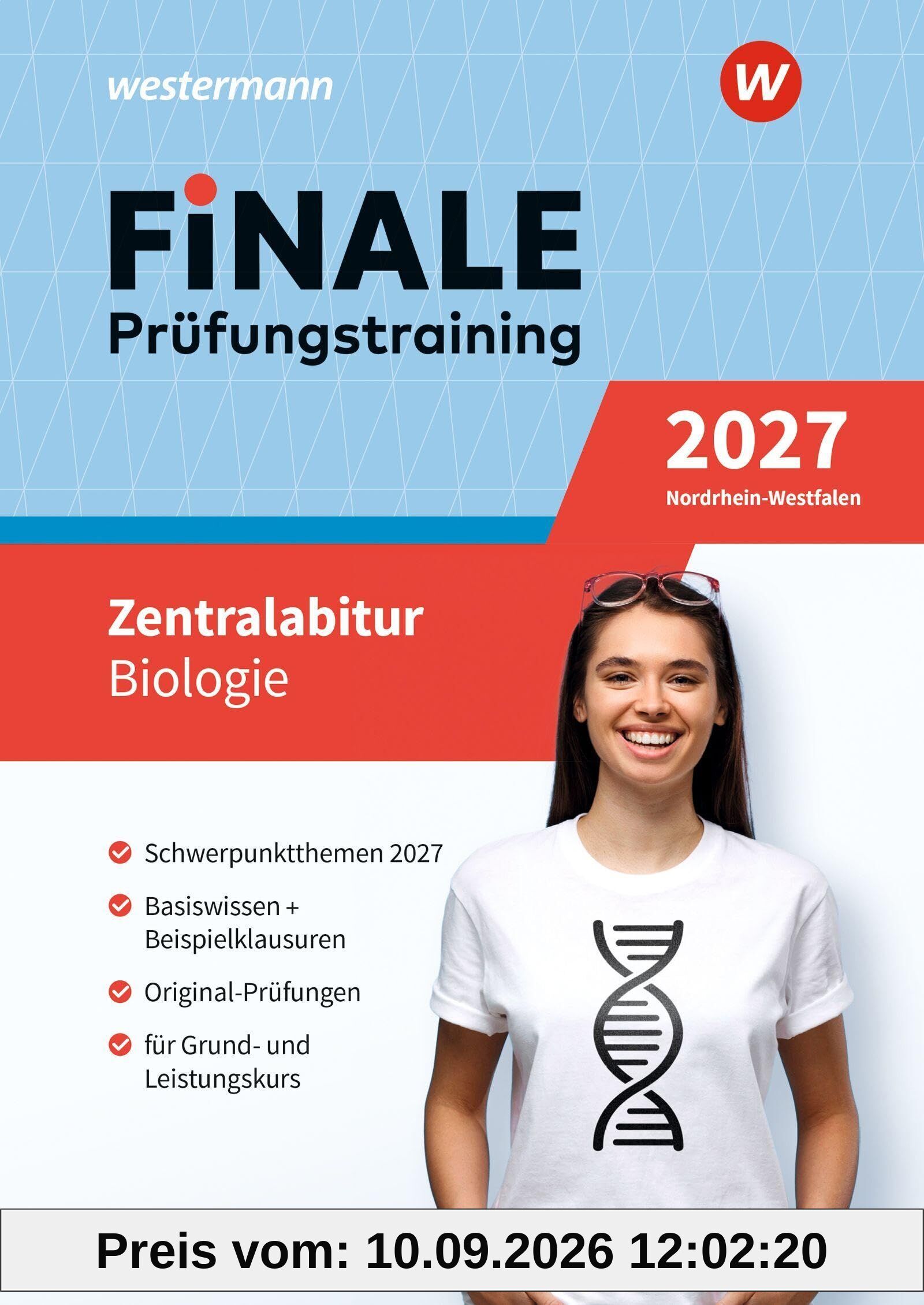 FiNALE Prüfungstraining Zentralabitur Nordrhein-Westfalen. Biologie 2027