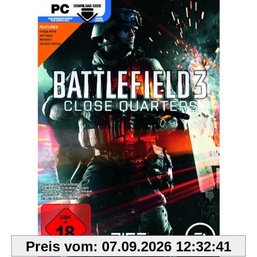 Battlefield 3 Close Quarters Add - On [Download - Code, kein Datenträger enthalten] - [PC]