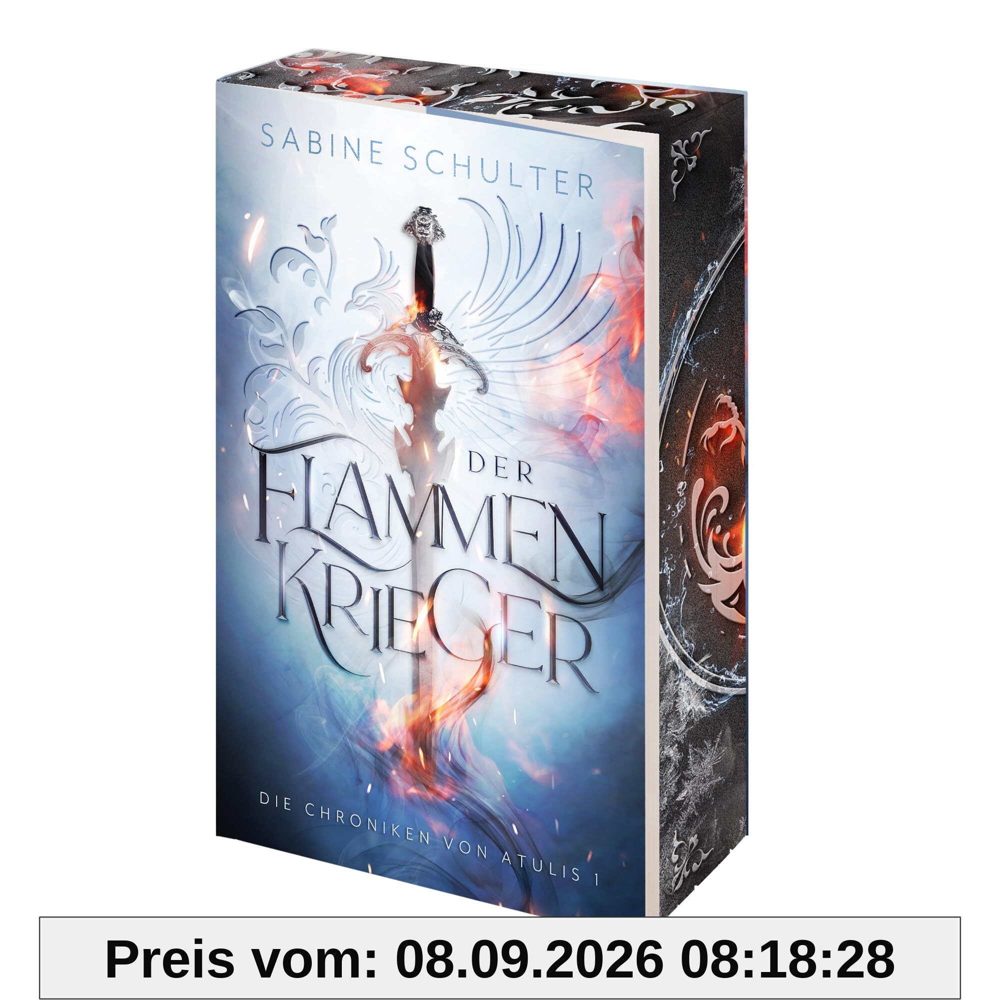 Der Flammenkrieger - Die Chroniken von Atulis 1: Spannende High Romantasy mit Enemys-to-Lovers Trope | Mit wunderschönem Farbschnitt