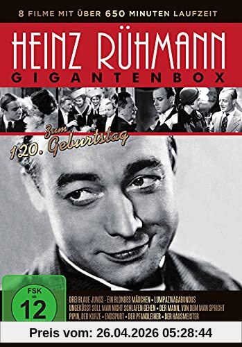 Heinz Rühmann Gigantenbox – 8 Filme DVD Box