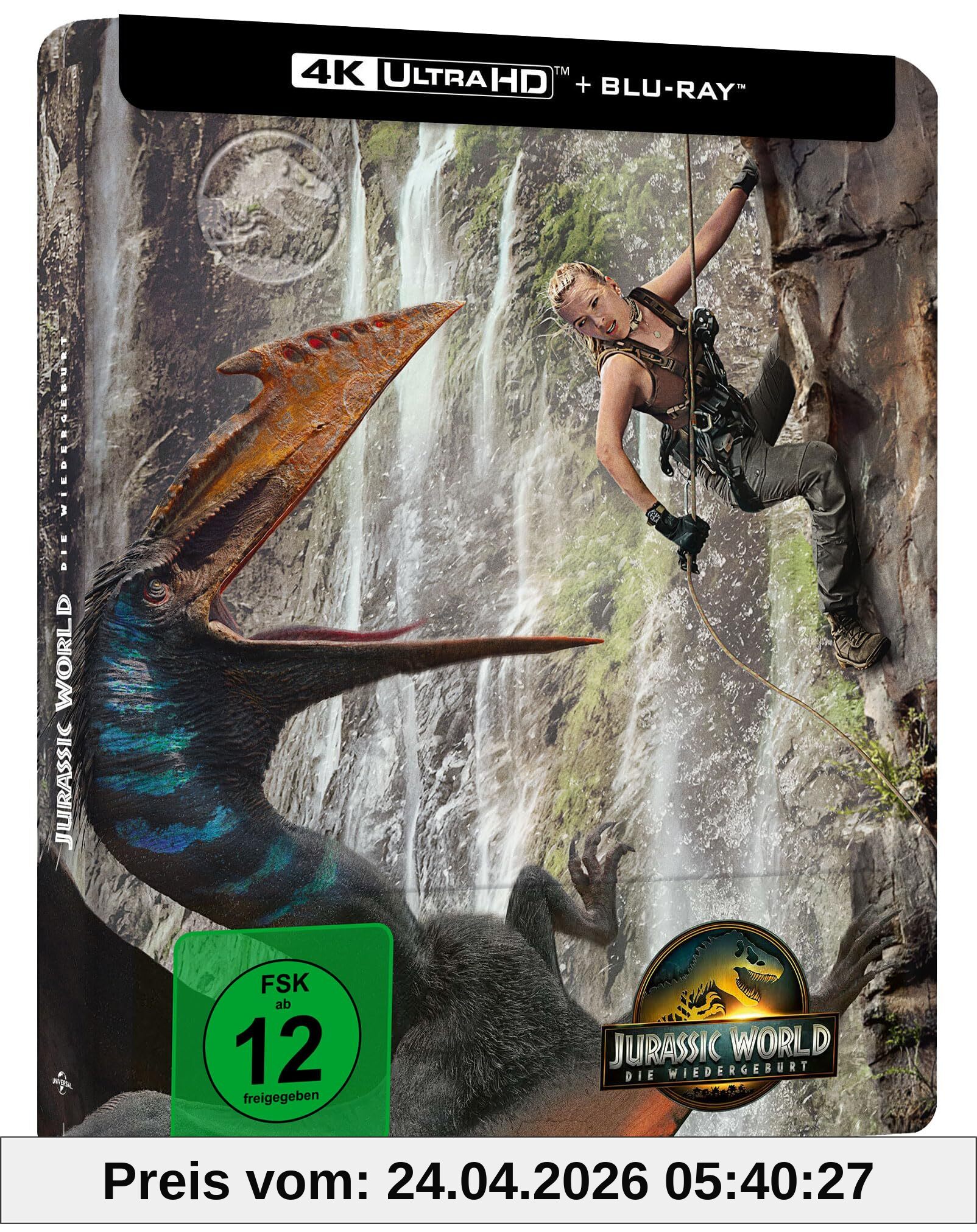 Jurassic World: Die Wiedergeburt - Limited Steelbook [4K Ultra HD], [Blu-ray]