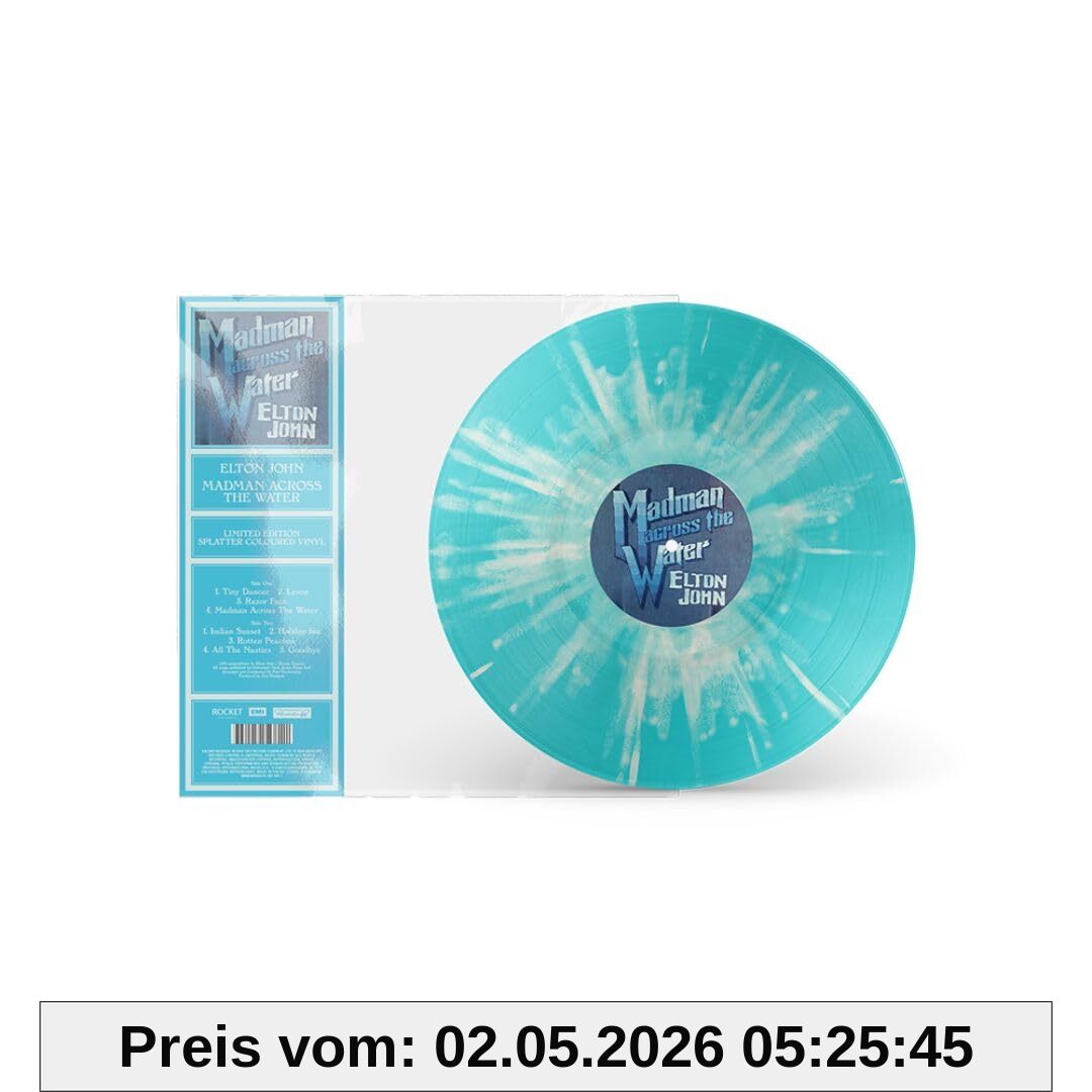 Madman Across The Water (Blue Splatter Vinyl) [Vinyl LP]
