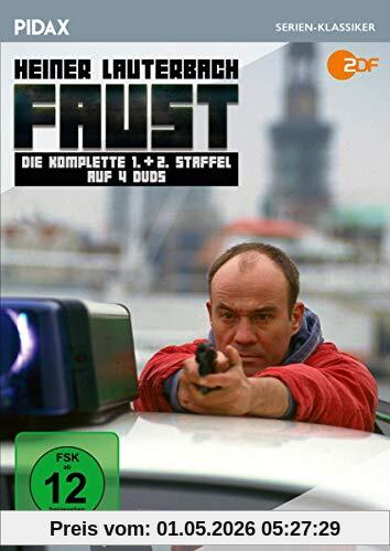 Faust, Vol. 1 / Die komplette 1. und 2. Staffel der Krimi-Erfolgsserie mit Heiner Lauterbach (Pidax Serien-Klassiker) [4 DVDs]
