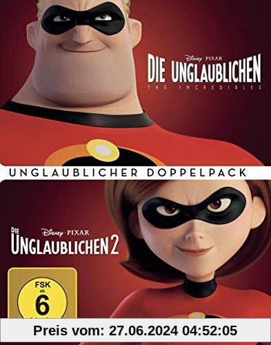 Die Unglaublichen 1+2  (Doppelpack) [Blu-ray]