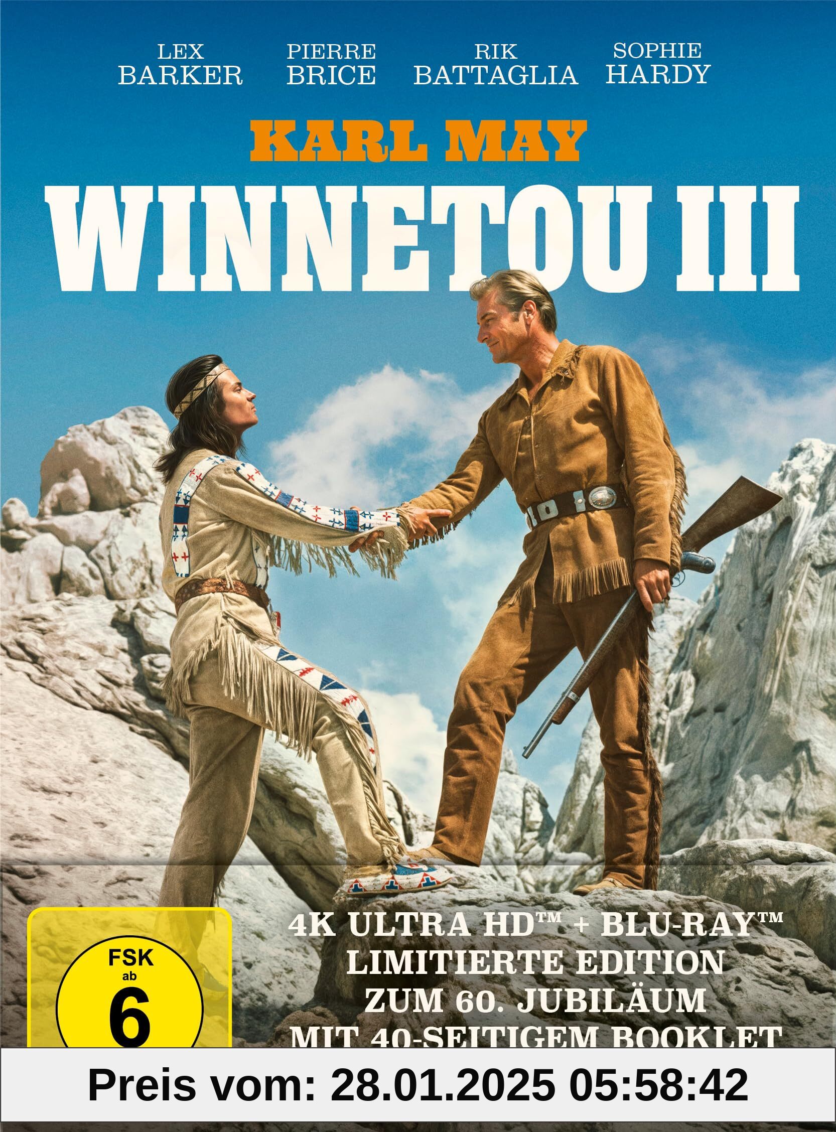 Winnetou 3 - Mediabook - LImited Edtion (4K Ultra HD) (+ Blu-ray)