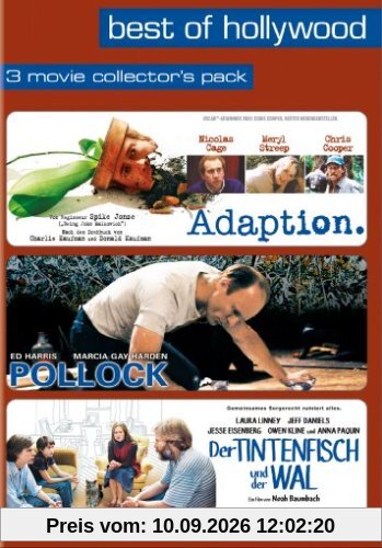 Best of Hollywood - 3 Movie Collector's Pack: Adaption / Pollock / Der Tintenfisch und der Wal [3 DVDs]