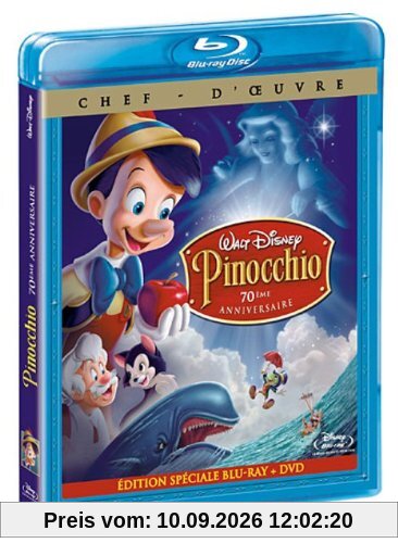 Pinocchio - Edition spéciale avec le Blu-ray + le DVD du film [FR Import]
