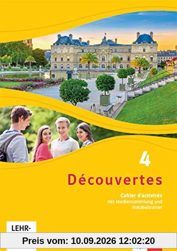 Découvertes 4. Ausgabe Bayern: Cahier d’activités mit Mediensammlung, Vokabeltrainer und Übungssoftware 4. Lernjahr (Découvertes. Ausgabe für Bayern ab 2017)