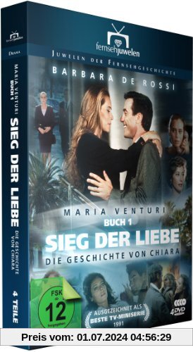 Sieg der Liebe - Die Geschichte von Chiara (Maria Venturi, Buch 1) Fernsehjuwelen [4 DVDs]