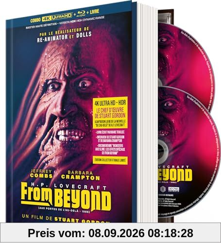 from Beyond : Aux Portes de l'au-delà [Digibook 4K Ultra HD + Blu-Ray + Livret]