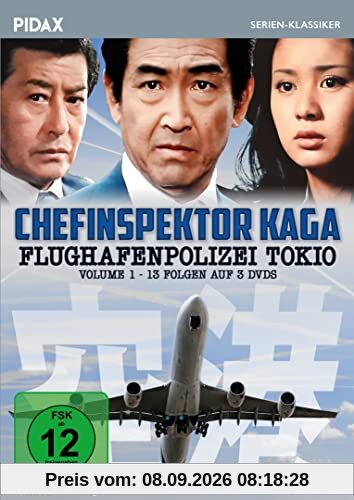 Chefinspektor Kaga - Flughafenpolizei Tokio, Vol. 1 / 13 Folgen der japanischen Kult-Krimiserie (Pidax Serien-Klassiker) [3 DVDs]