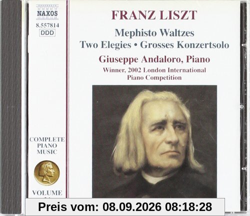 Klaviermusik Vol. 24: Mephistowalzer / 2 Elegien / Großes Konzertsolo