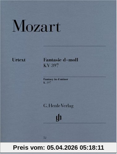 Fantasie d-Moll KV 397 (385g). Klavier