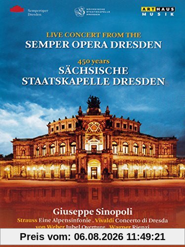 Elisabeth Birke-Malzer 450 Jahre Sächsische Staatskapelle Dresden (Semperoper, 1998) [Dvd]