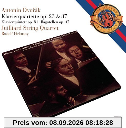 Dvorak Klavierquintett Op. 81, Klavierquartette Op. 23 & 87
