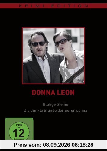 Donna Leon - Blutige Steine / Die dunkle Stunde der Serenissima (Krimi-Edition)