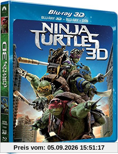 Ninja Turtles [Combo Blu-ray 3D + Blu-ray + DVD]