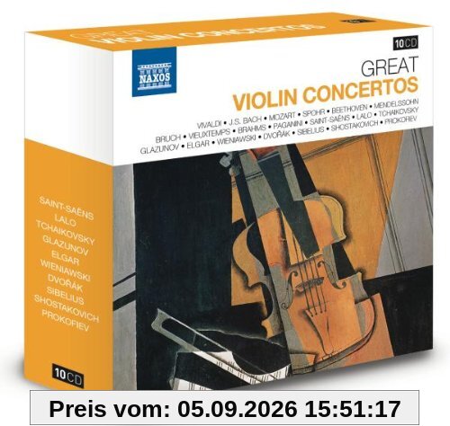 Große Violinkonzerte - Naxos Jubiläumsbox