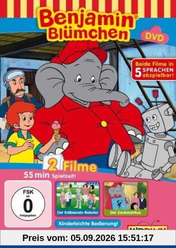 DVD Benjamin Blümchen - Der Erdbeereis- Roboter/ Der Zauberzirkus
