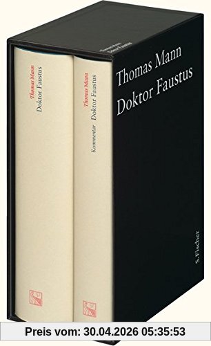 Doktor Faustus: Das Leben des deutschen Tonsetzers Adrian Leverkühn, erzählt von einem Freunde Text und Kommentar in einer Kassette (Thomas Mann, ... Ausgabe. Werke, Briefe, Tagebücher)