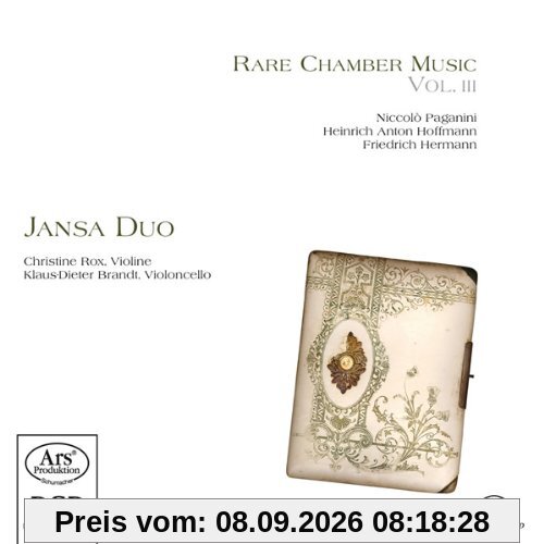 Rare Chamber Music Vol.3 (Werke von Paganini, Hoffmann, Hermann)