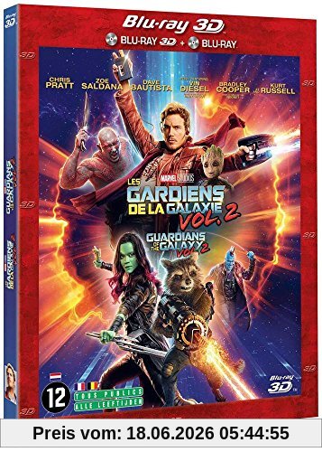 unbekannt Guardians Of The Galaxy Volume 2 - Exklusiv Fnac Steelbook / Includes 3D + 2D Version Incl. Collector Et Livret 120 Pages - Blu-ray