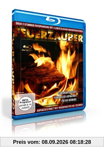 Feuerzauber , Kaminfeuer - Aufgezeichnet in modernster HD-Technik und 6 zusätzlichen Tonspuren [Blu-ray]