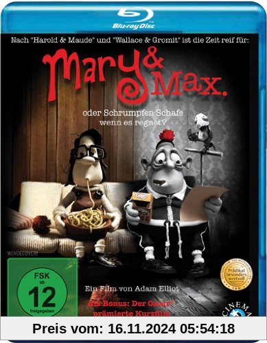 Mary & Max - oder: Schrumpfen Schafe, wenn es regnet? [Blu-ray]