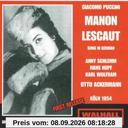 Manon Lescaut: Schlemm-Hopf Köln 1954 Ac