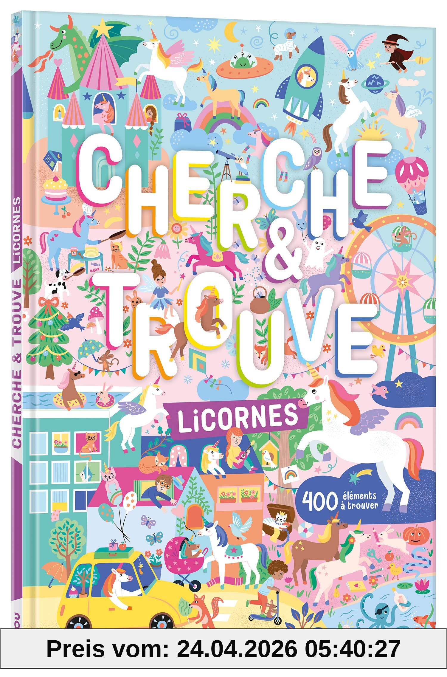 Licornes : cherche & trouve : 400 éléments à trouver