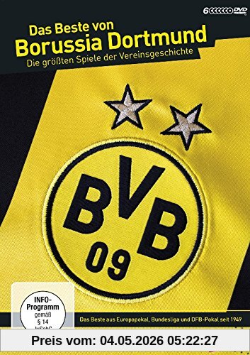 Das Beste von BORUSSIA DORTMUND - Die größten Spiele der Vereinsgeschichte (6-DVD-Box)