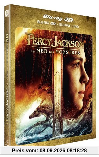 Percy Jackson 2 : La mer des monstres [Combo Blu-ray 3D + Blu-ray + DVD]