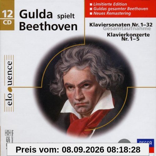 Gulda spielt Beethoven: Klaviersonaten 1-32 + Klavierkonzerte 1 - 5