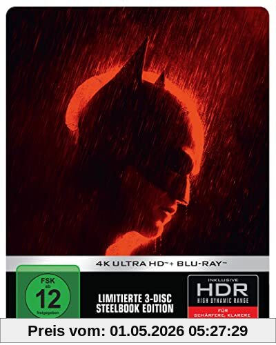 The Batman - Limited Steelbook [4K UHD + Blu-ray]