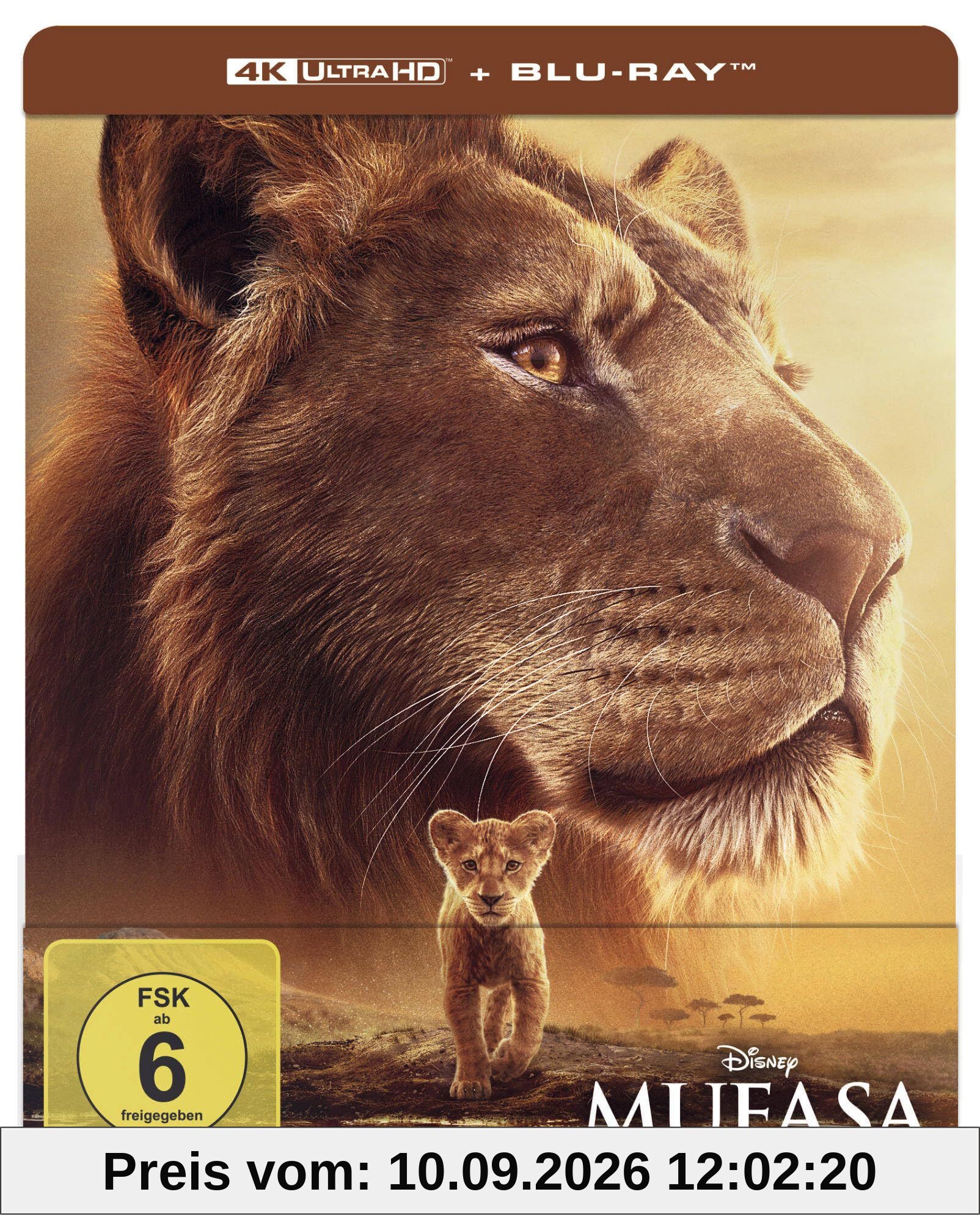 Mufasa - Der König der Löwen - Steelbook - Limited Edition (4K Ultra HD) (+ Blu-ray)