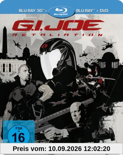 G.I. Joe: Die Abrechnung - Steelbook [Blu-ray 3D + Blu-ray + DVD] [Limited Edition]