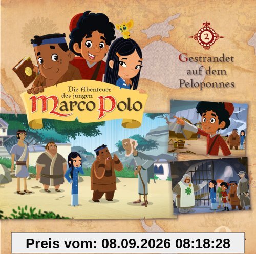 Die Abenteuer des jungen Marco Polo: Gestrandet auf dem Peloponnes - Das Original-Hörspiel zur TV-Serie, Folge 2