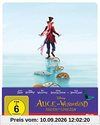 Alice im Wunderland: Hinter den Spiegeln (3D+2D) Steelbook [3D Blu-ray] [Limited Edition]