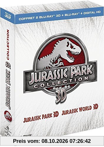 Jurassic Park 3D + Jurassic World 3D [Blu-ray 3D & 2D + Copie digitale]