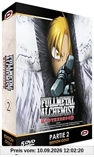 Fullmetal Alchemist : Brotherhood - Partie 2 - Edition Gold (5 DVD + Livret)