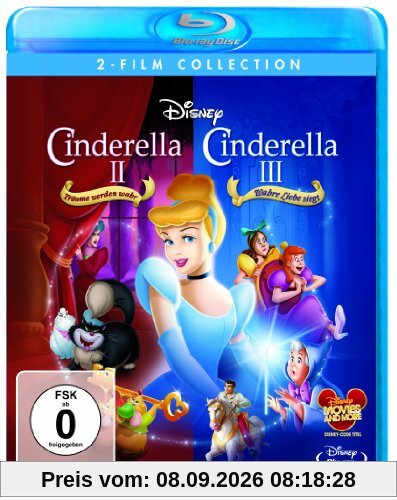 Cinderella II: Träume werden wahr / Cinderella III: Wahre Liebe siegt [Blu-ray]