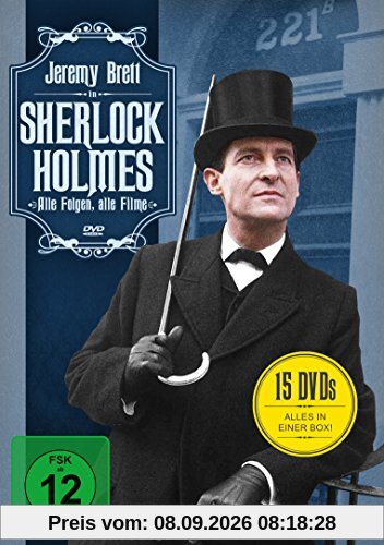 Sherlock Holmes - Alle Folgen, alle Filme (15 DVDs)