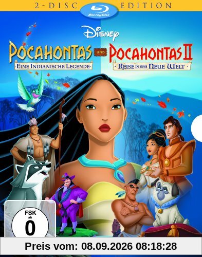 Pocahontas - Eine indianische Legende / Pocahontas II - Reise in eine neue Welt [Blu-ray]